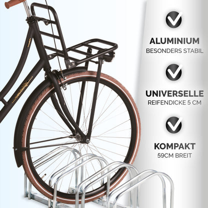Bicycle Rack Floormount 4Bikes