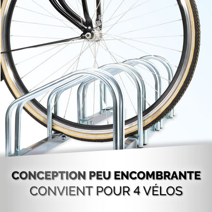 Bicycle Rack Floormount 4Bikes