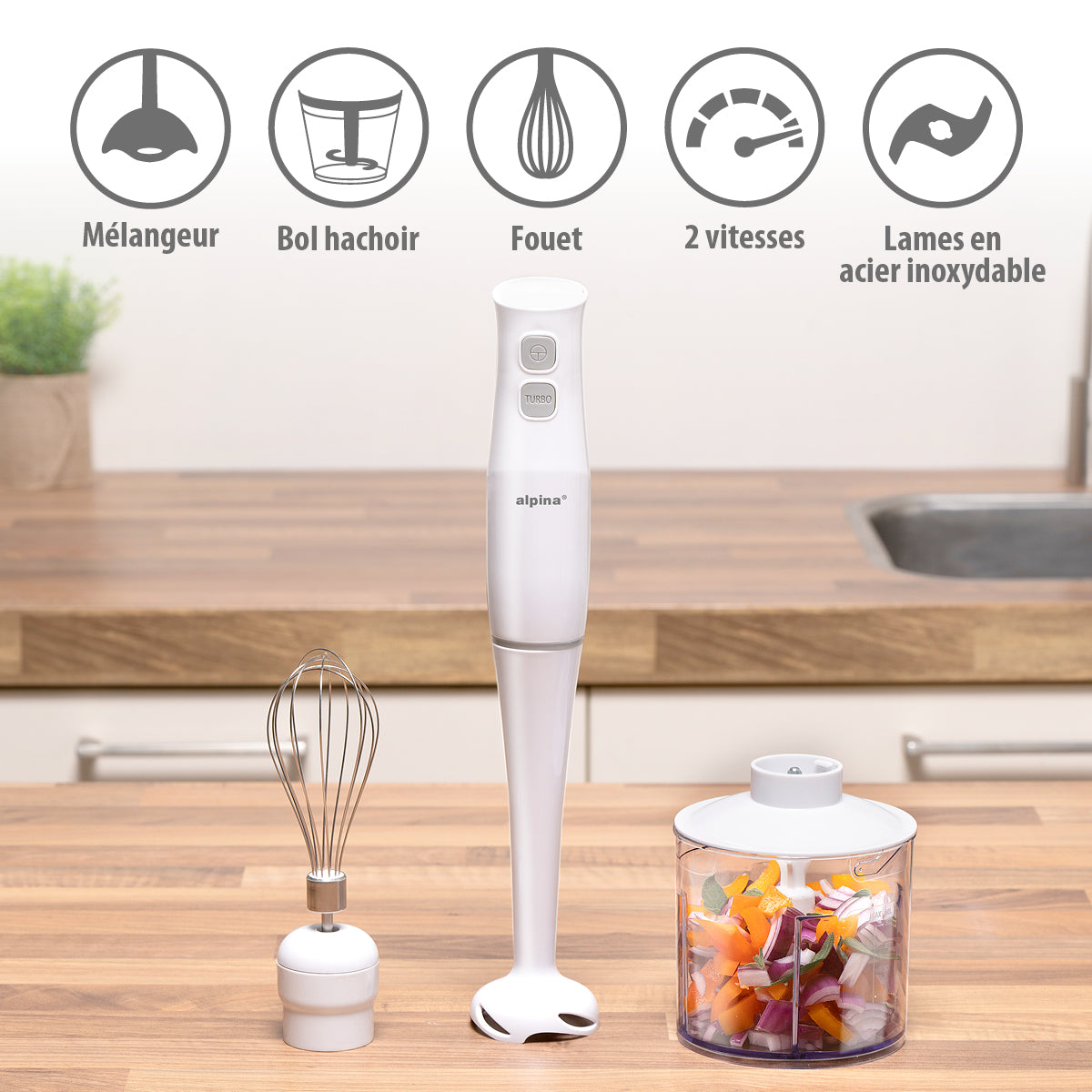 Hand Blender Set 230V 400W