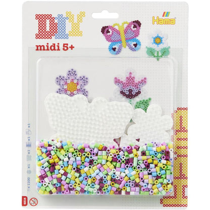 Hama Strijkkralen Midi Vlinder En Bloem 1100 Stuks