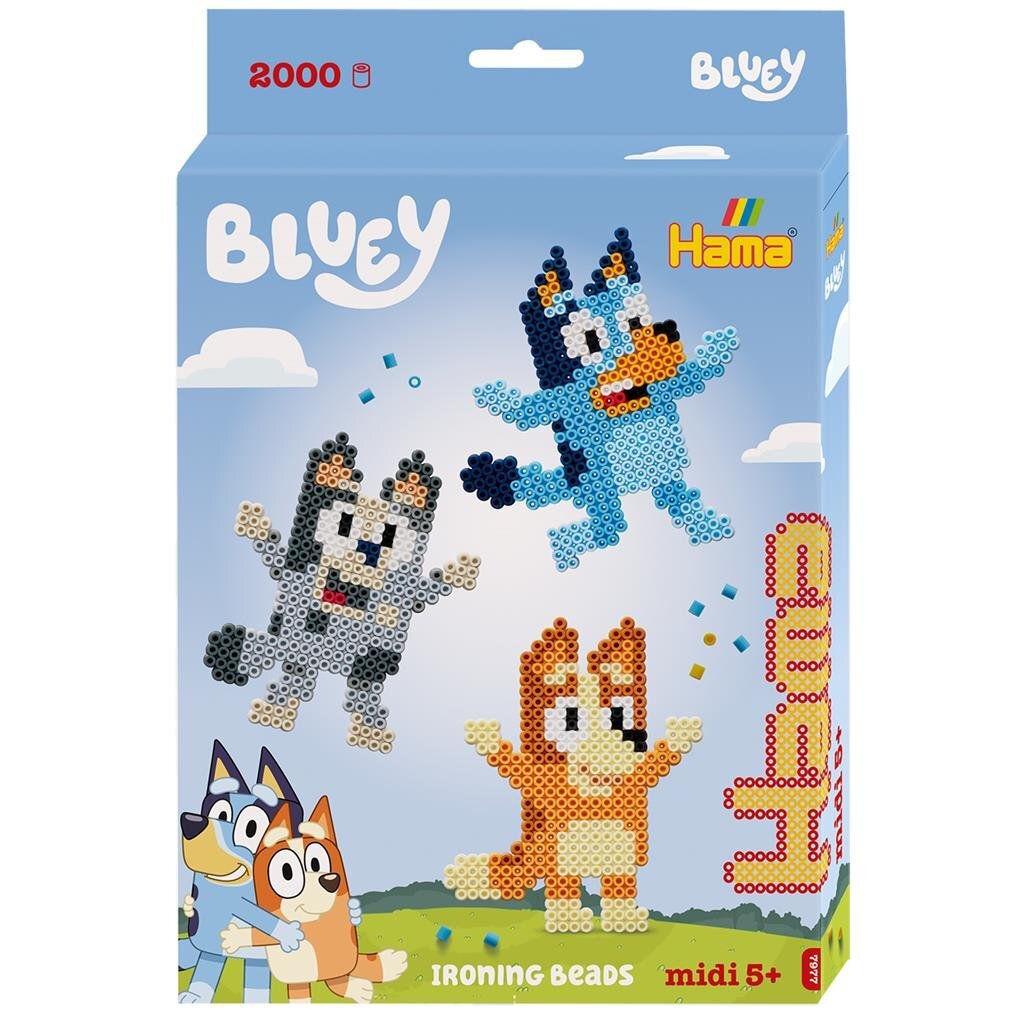 Hama Strijkkralen Midi Bluey 2000 Stuks