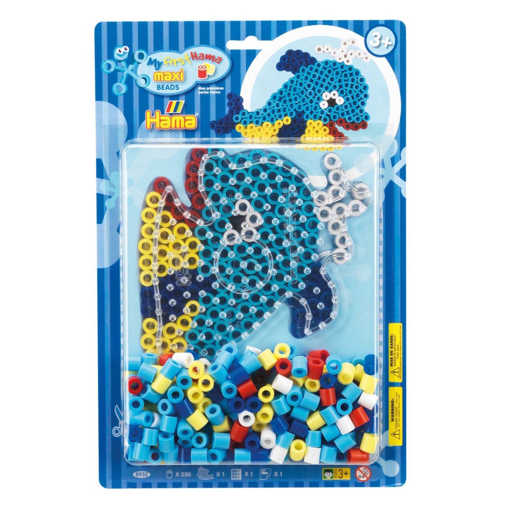 Hama Strijkkralen Hama Maxi Strijkkralen Dolfijn 250 Stuks