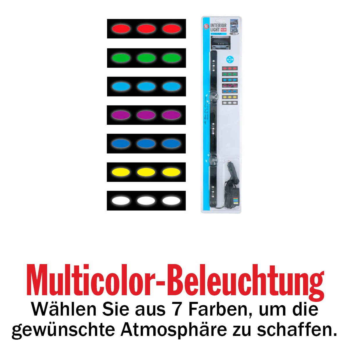 Deco Lightbar 12Led 7Colors