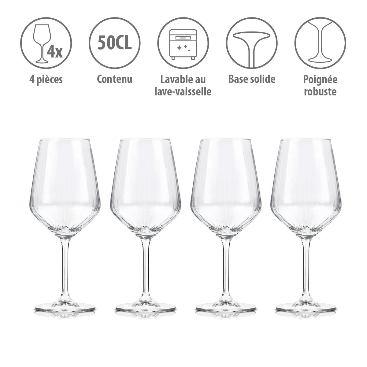 Wine Glass  500Ml 4Pc