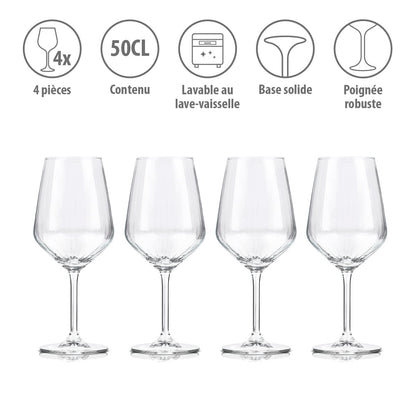 Wine Glass  500Ml 4Pc