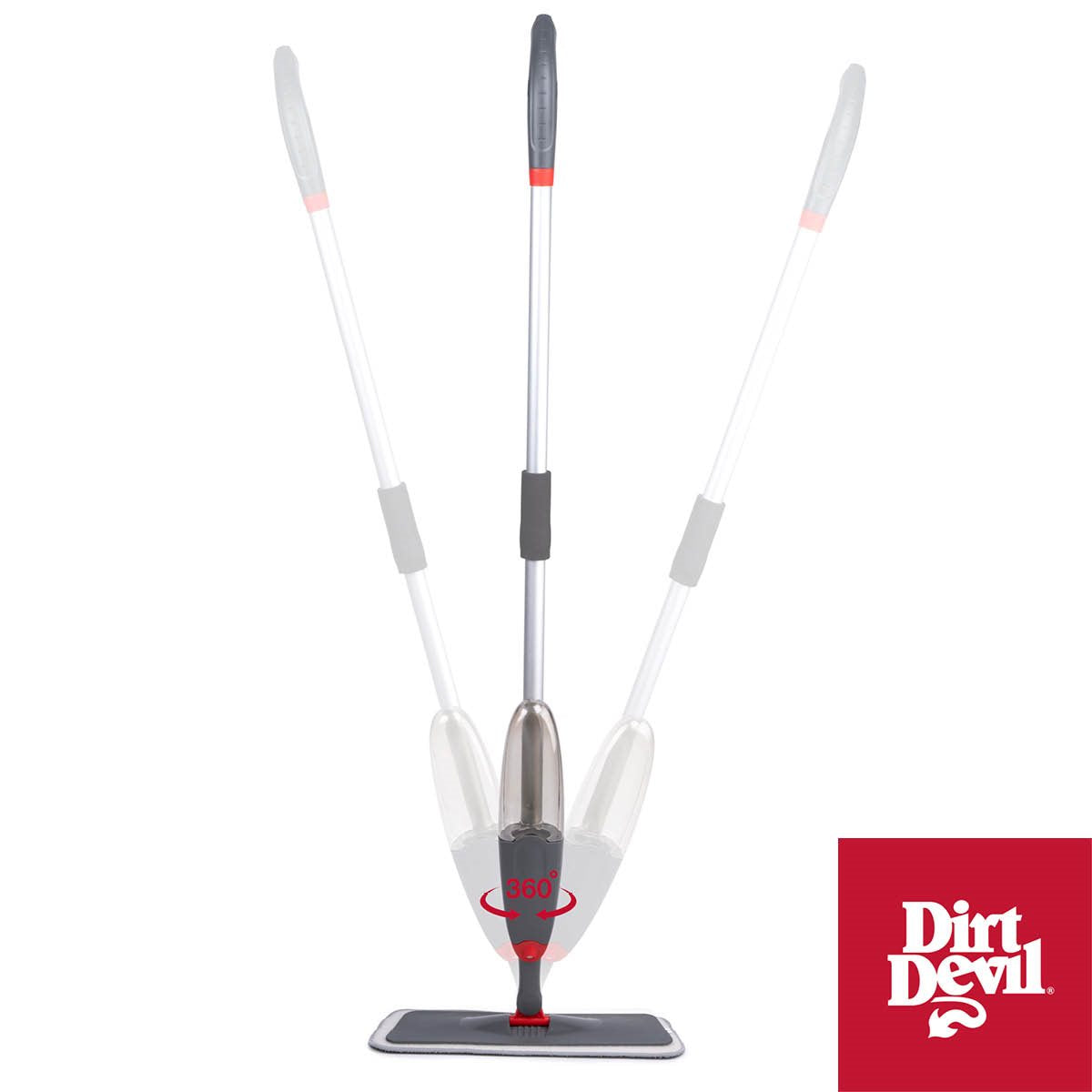 Floor Mop W/Spray 3Pc 640Ml
