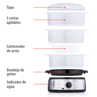 Food Steamer 230V 800W