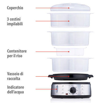Food Steamer 230V 800W