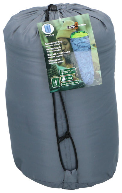 Sleeping Bag Mummy Yellow/Grey
