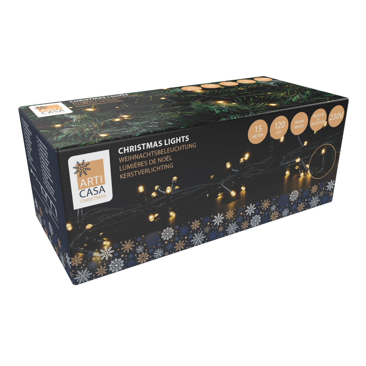 Xmas String Light 120Led 230V