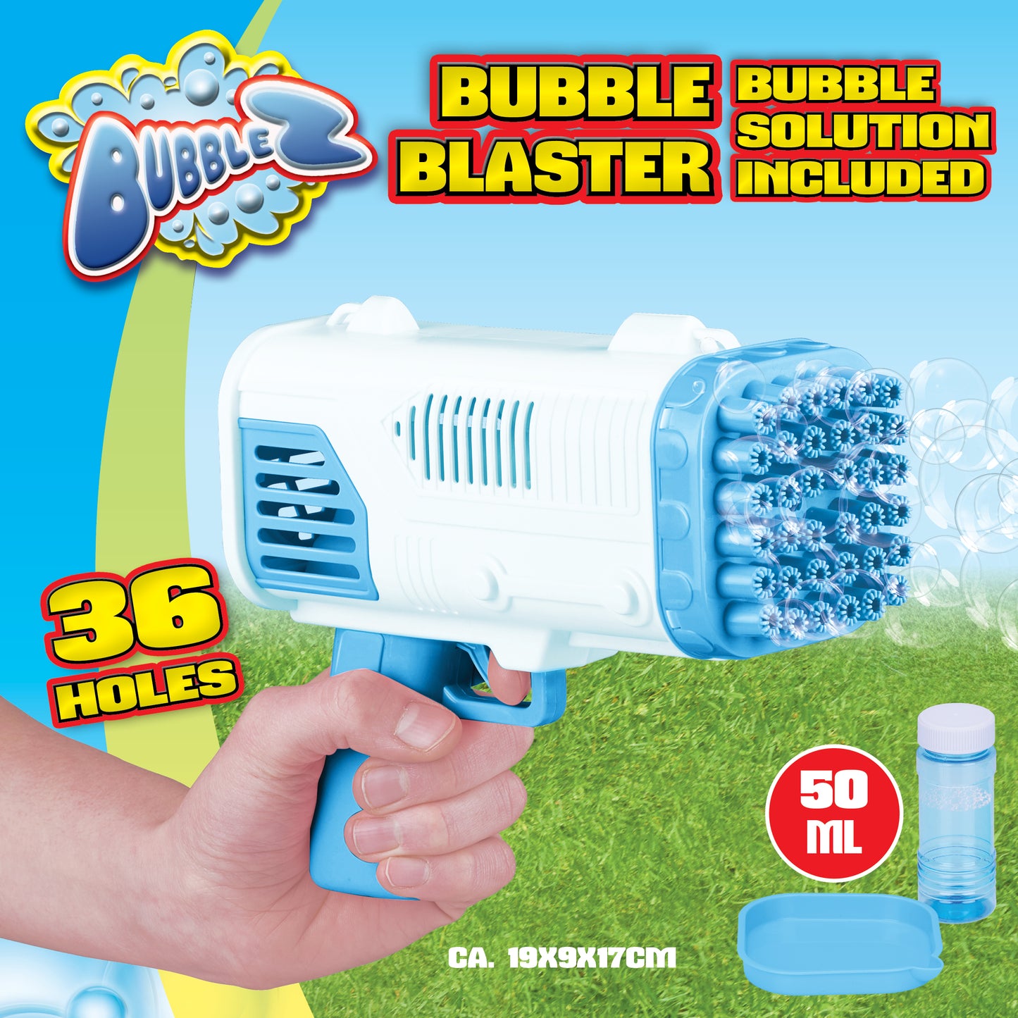 Bubble Blaster 19Cm B/O 2As