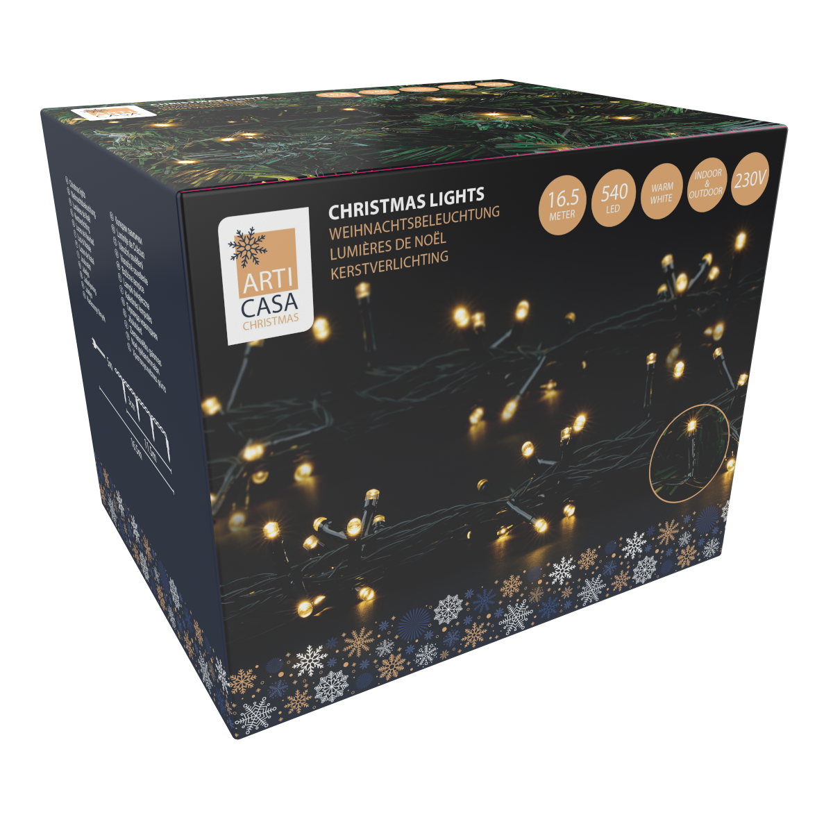 Xmas String Light 540Led 230V