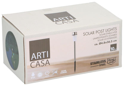 Solar Post Lights 10Pc