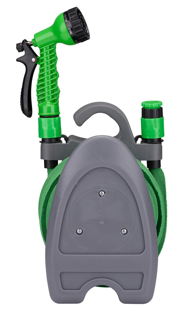 Garden Hose 5-10M W/Rack