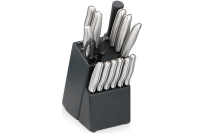 Knife Set With Block 15Pc