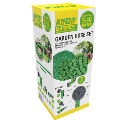 Garden Hose 5-10M 4Pc