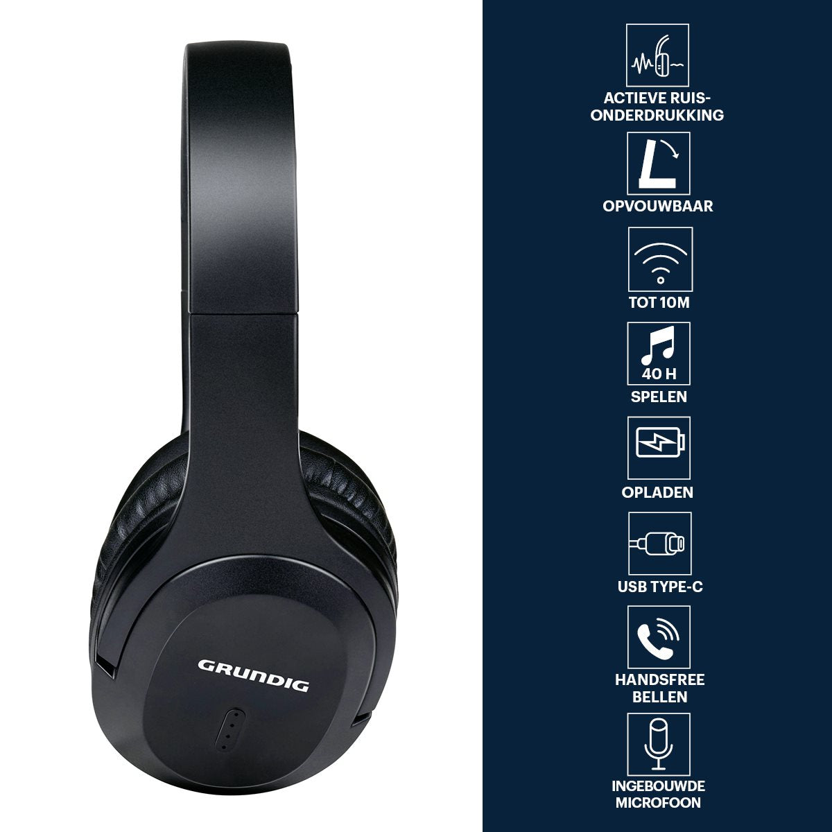 Headphone Bt Anc 400Mah