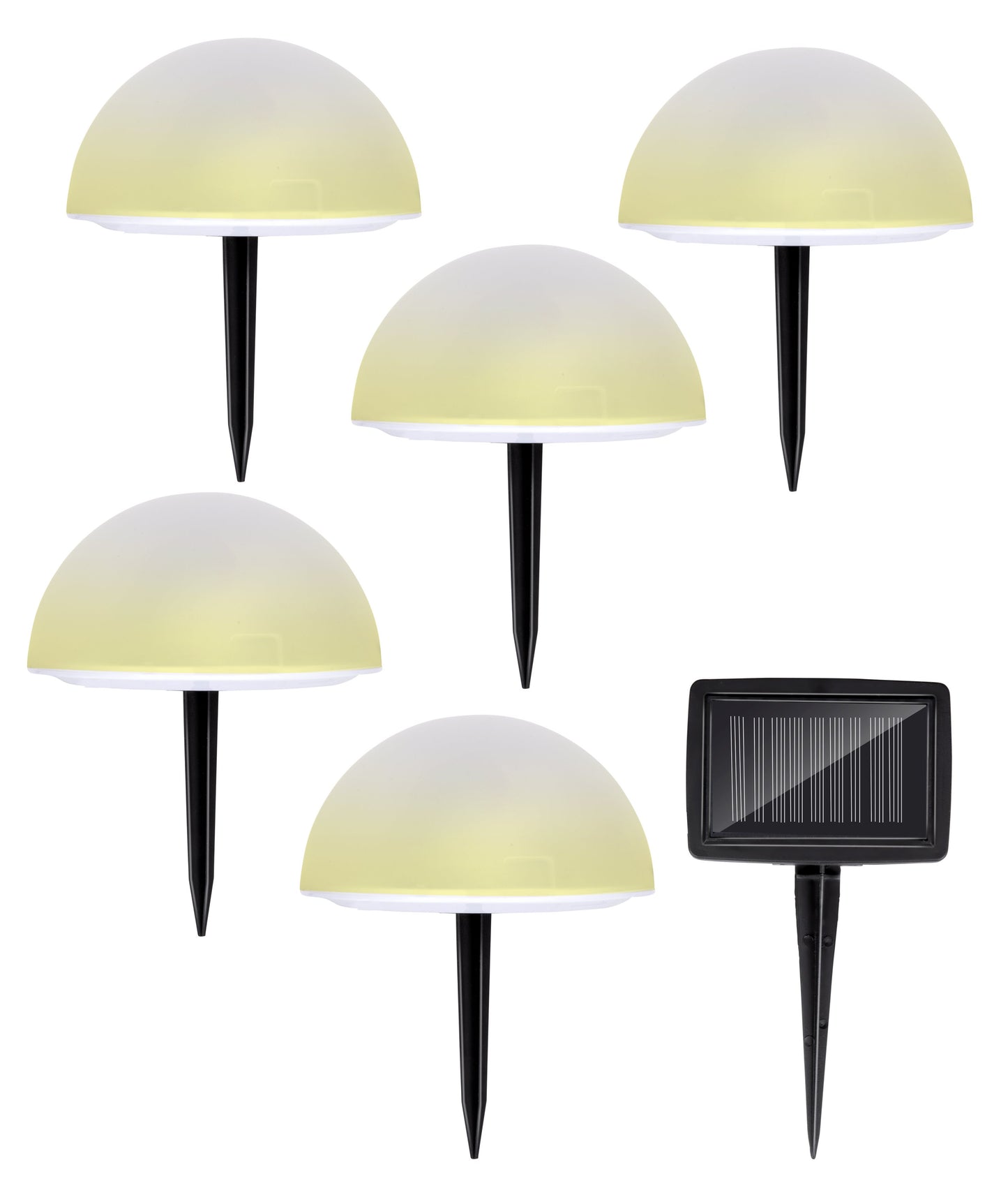 Solar Ground Light Ø15Cm 5Pc