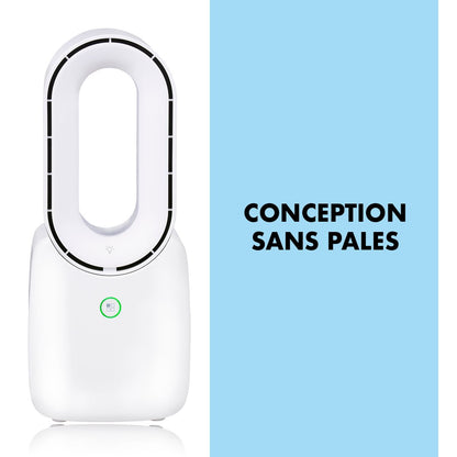 Fan Table Bladeless Usb 1800Mah