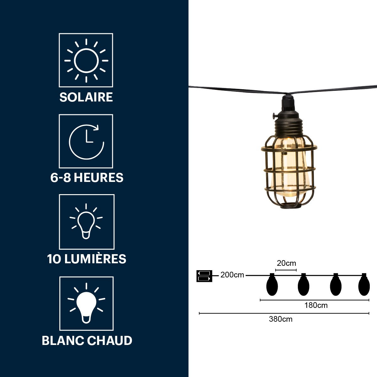 Solar String Light 10Pc