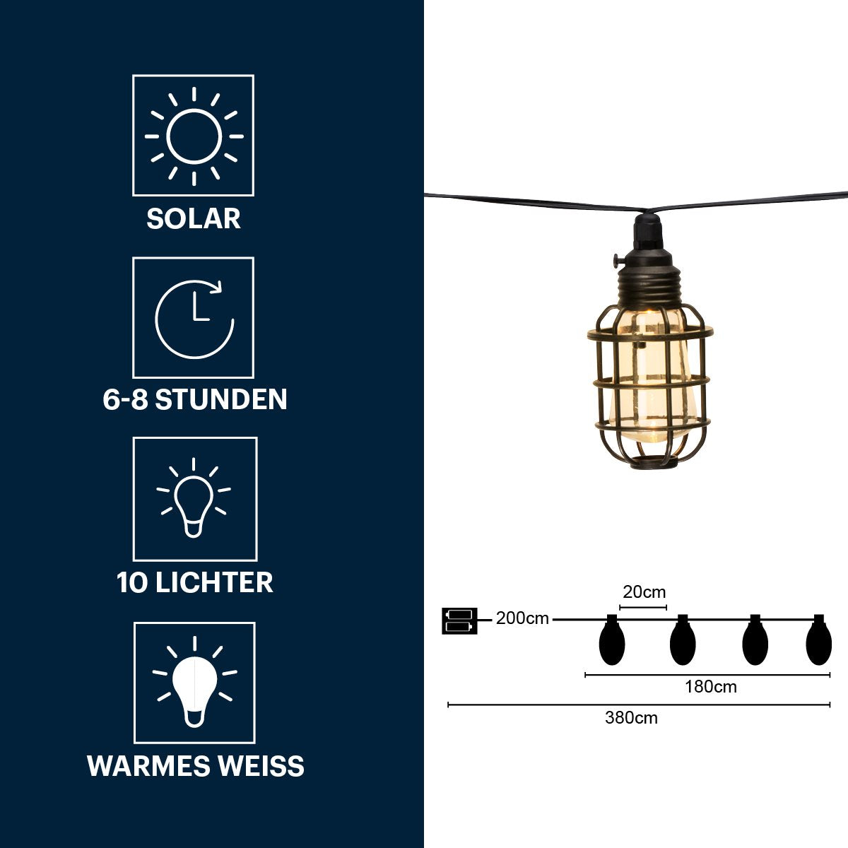 Solar String Light 10Pc