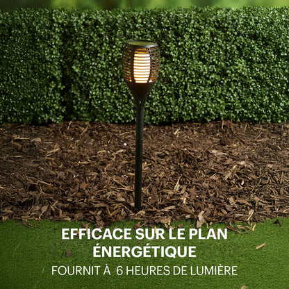 Solar Light Flame Effect Led