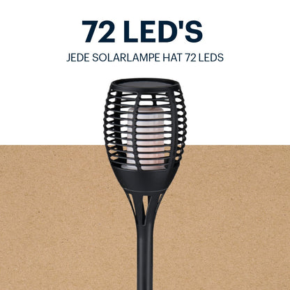 Solar Light Flame Effect Led