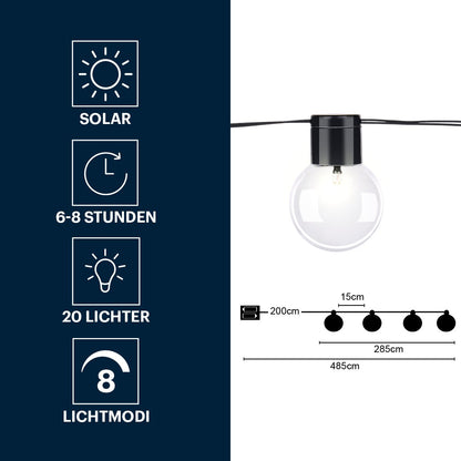Grundig Light Solar 20Pc Bulb Warm Whi - Zonne-Energie - 20 Stuks - Kunststof