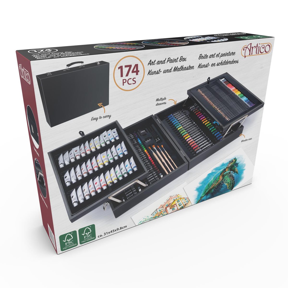 Art And Paint Box 174