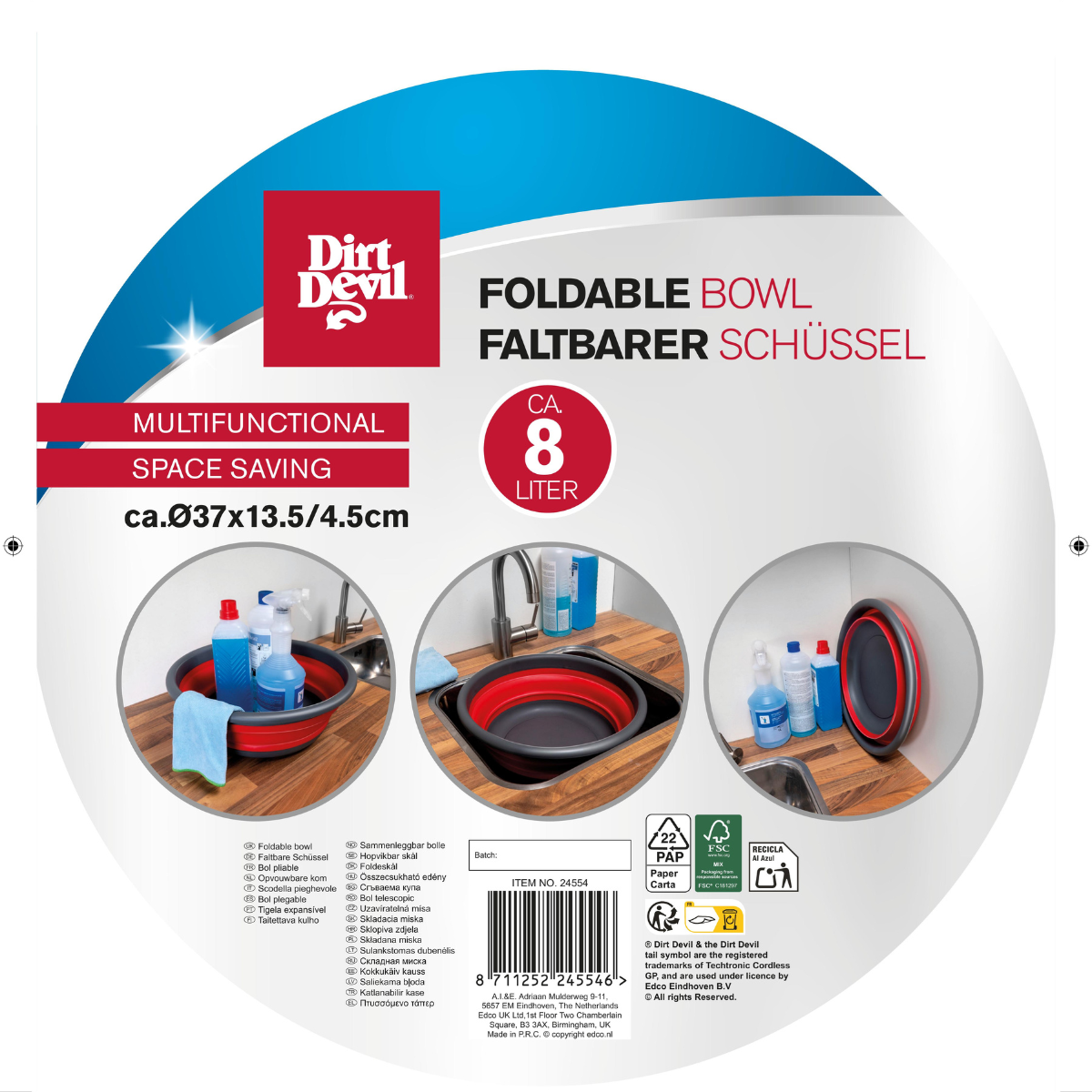 Bowl Foldable 8L