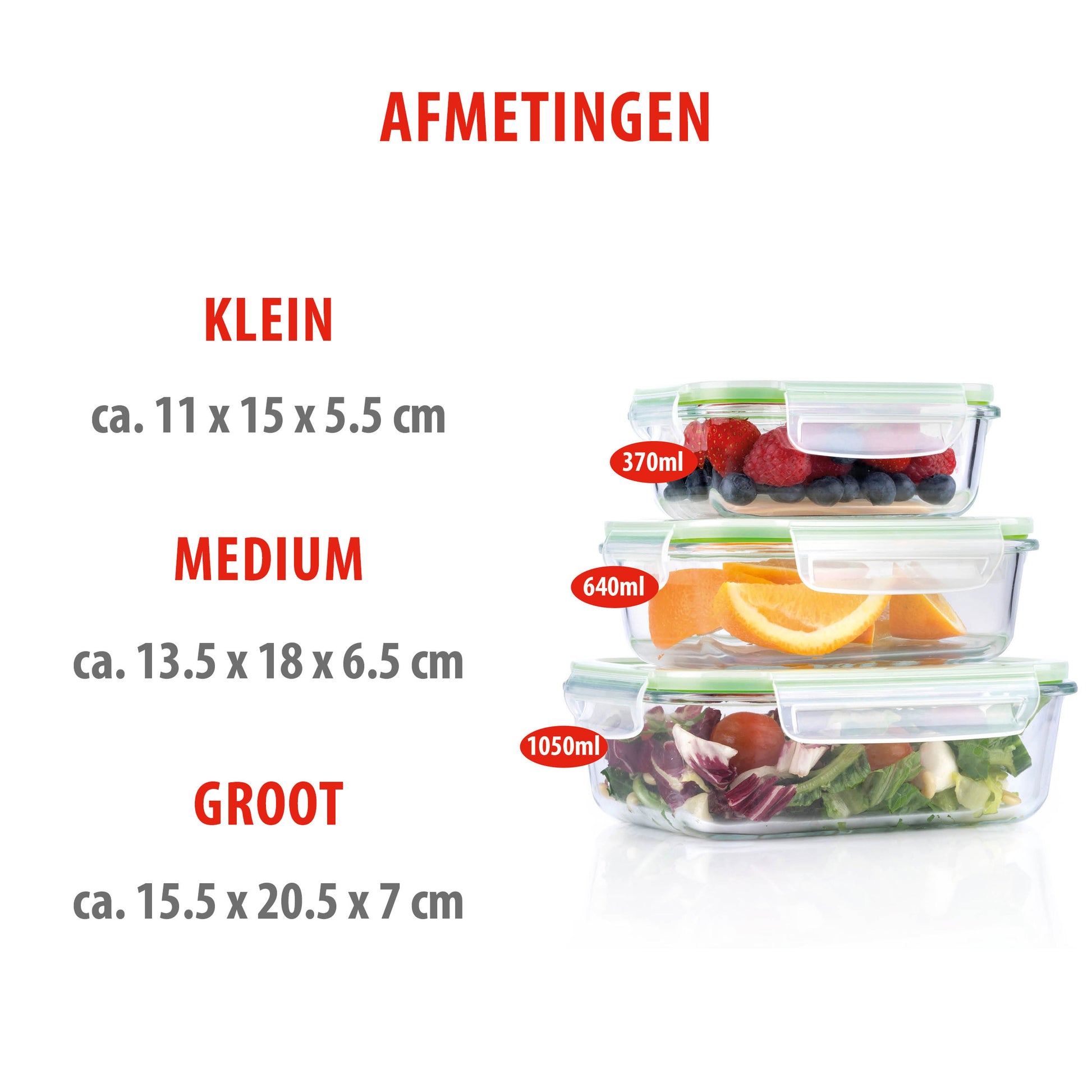 Food Container Set 3Pc