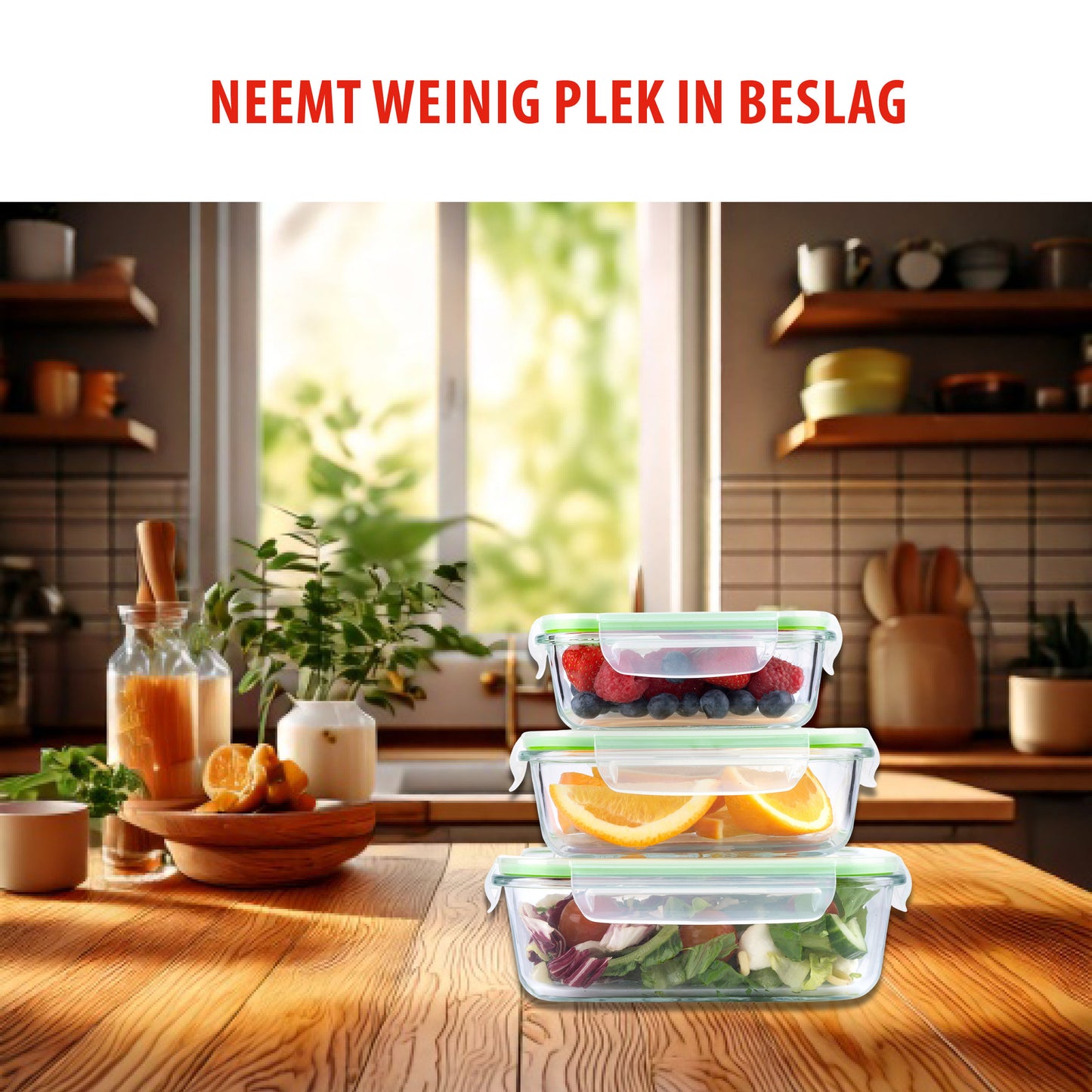 Food Container Set 3Pc