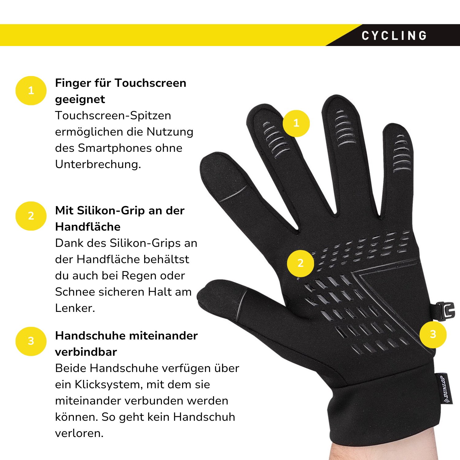 Bike Touch Gloves Size L