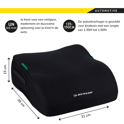 Dunlop Kinderzitje – Stoelverhoger – Autozitje – Auto Zitverhoger - Kinderen - Autostoeltje - Stoelverhoger Voor Auto