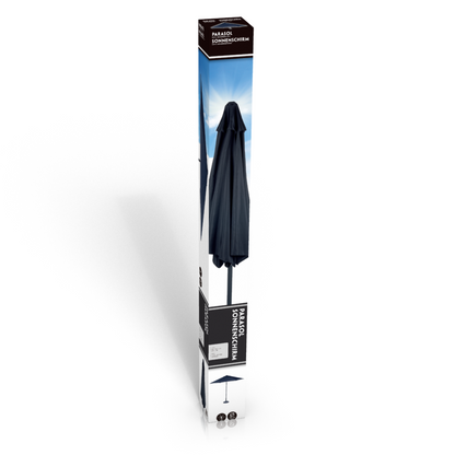 Umbrella & Crank 3Mtr Black