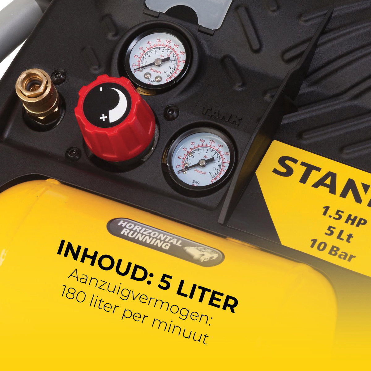 Stanley Luchtcompressor - Dn200/10/5 - Airboss