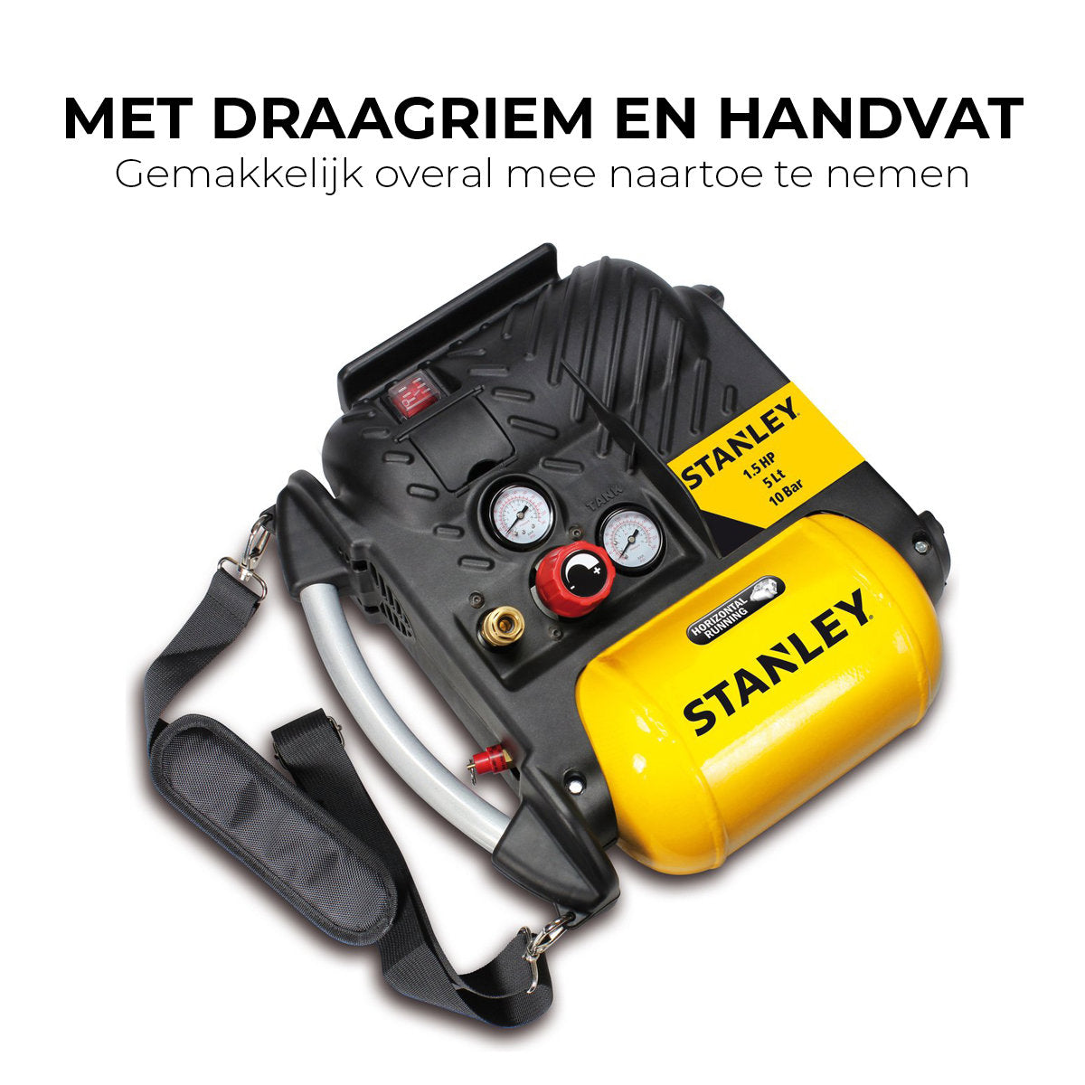 Stanley Luchtcompressor - Dn200/10/5 - Airboss