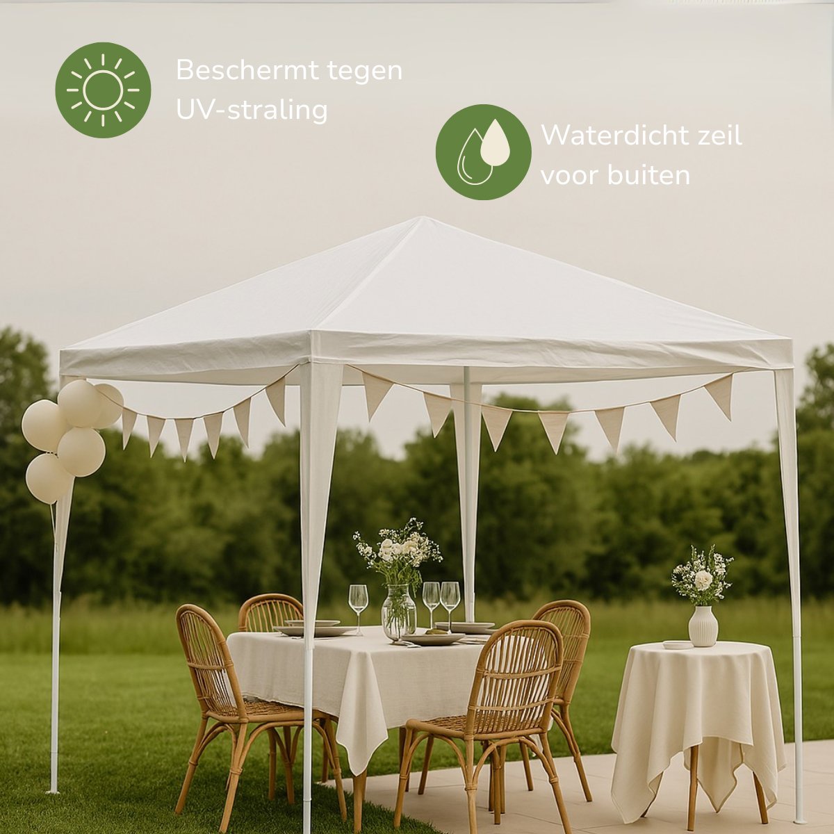 Kinzo Partytent 3X3 Meter