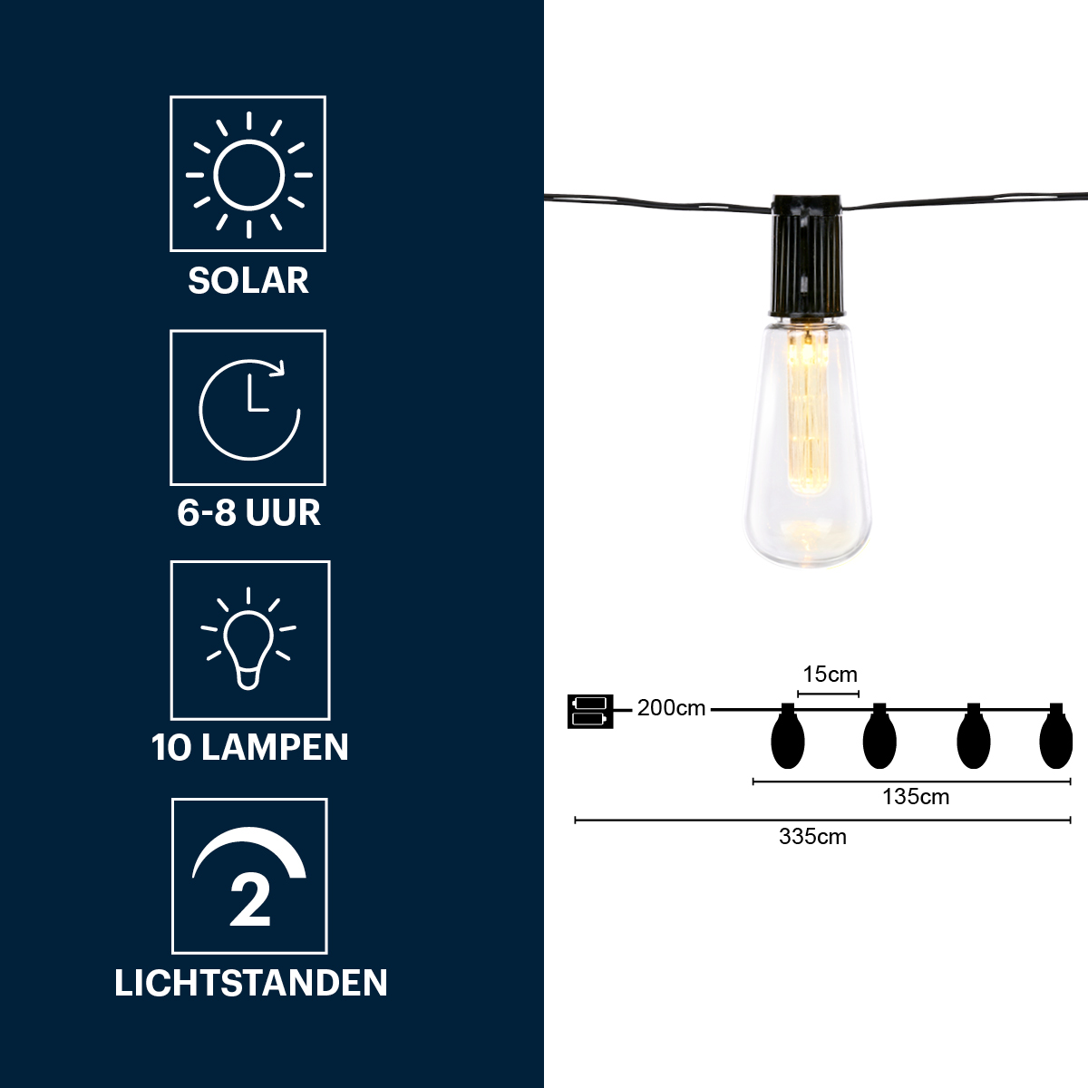 Light String Solar 10Pc