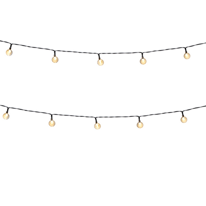 Solar Bulb 50Pc String Warm White Led
