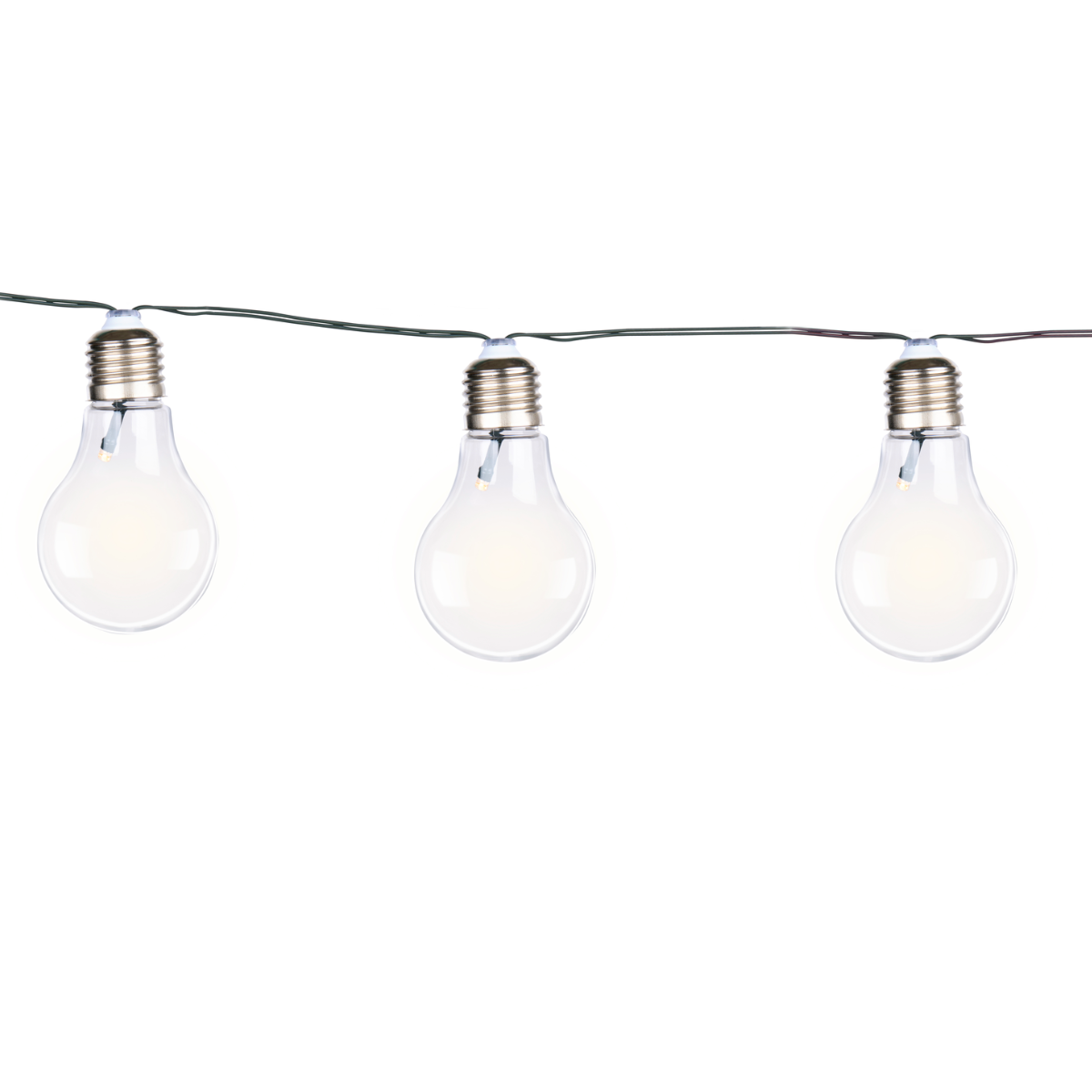 Solar Bulb Chain 10Led White