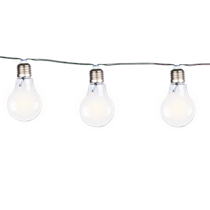Solar Bulb Chain 10Led White
