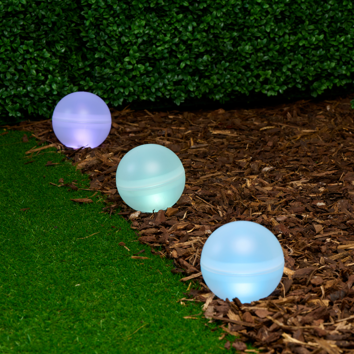 Light Solar 5 Balls Clr Change