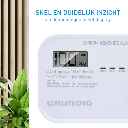 Carbon Monoxide (Co) Detector 85Db