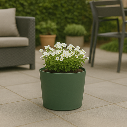 Pot Tubo D34Cm Green