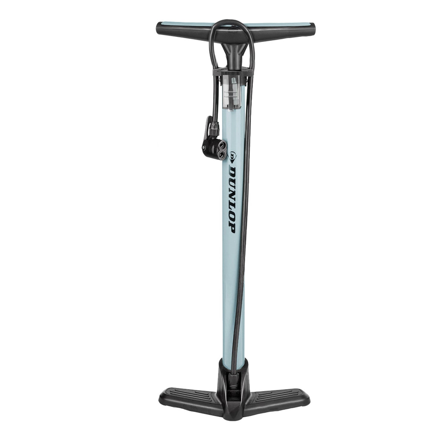 Bicycle Floor Pump Incl. 3 Adapters Black/Grey