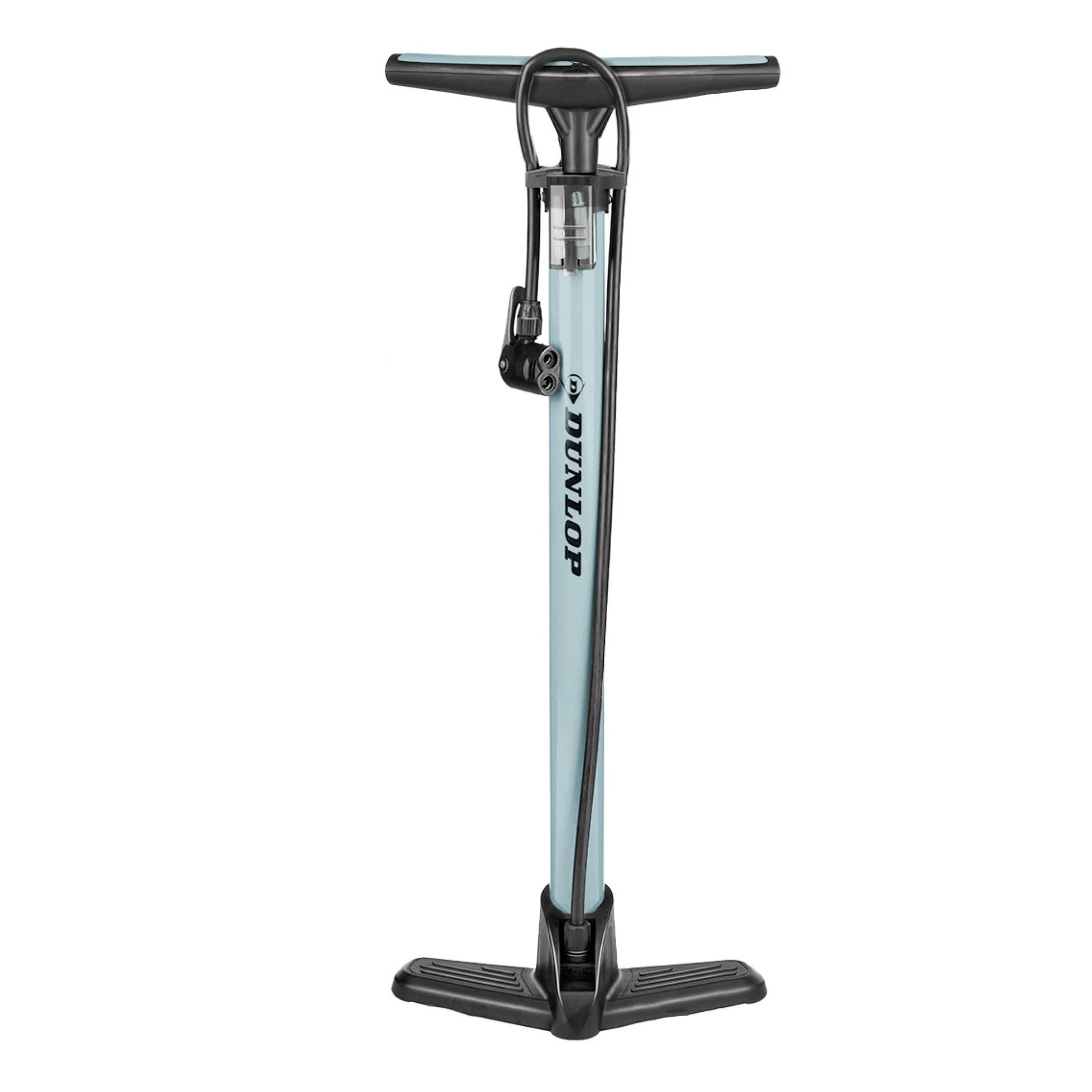 Bicycle Floor Pump Incl. 3 Adapters Black/Grey