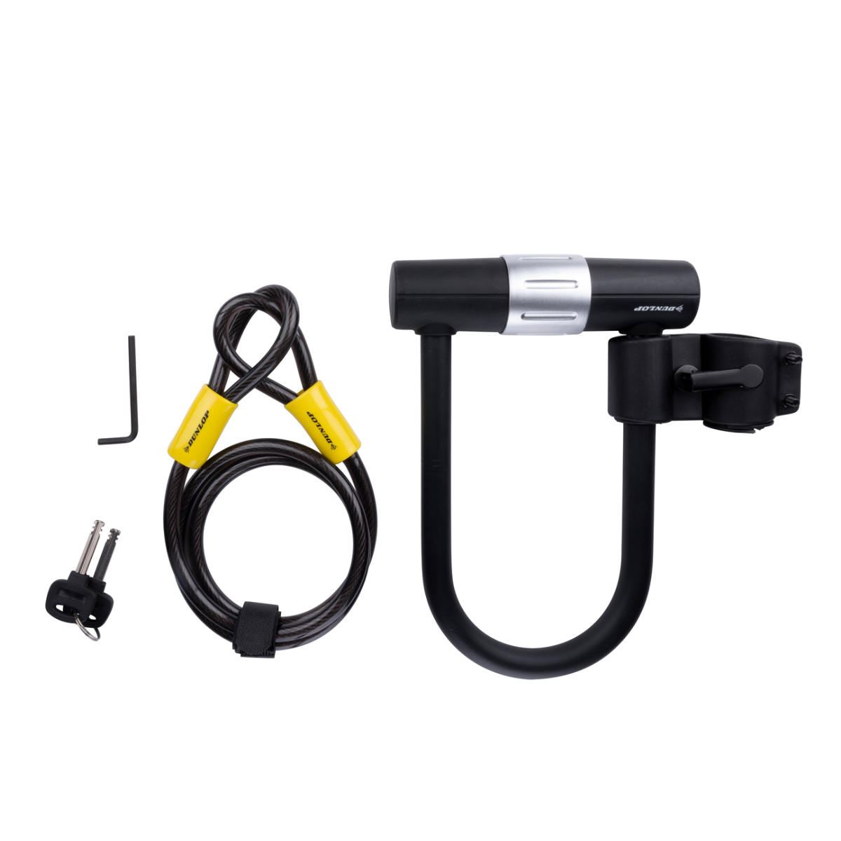 Frame U-Lock With Cable&Holder
