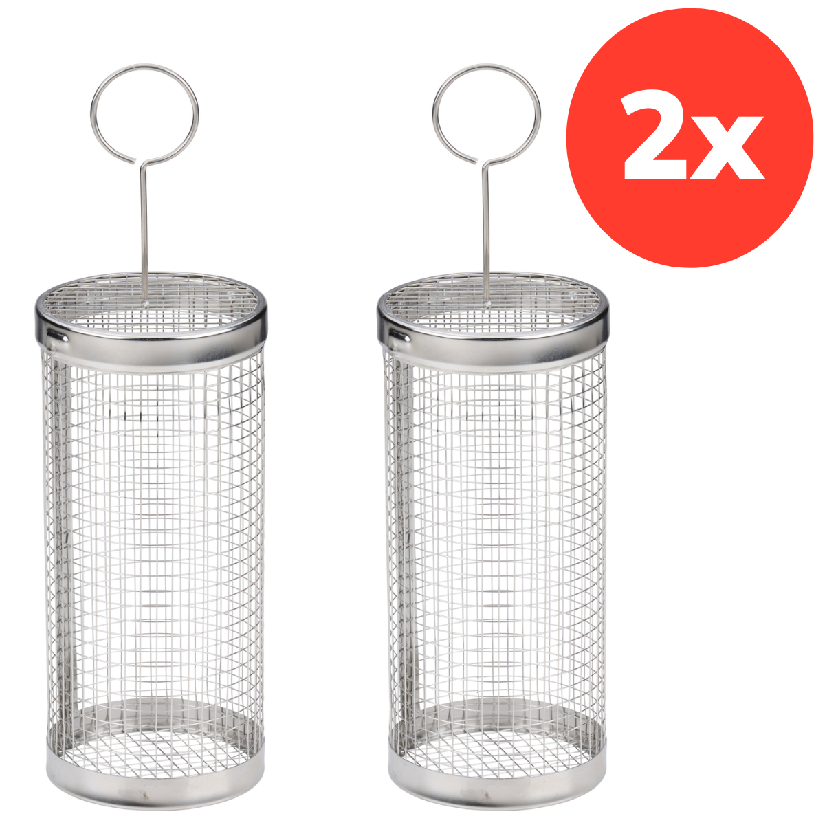 Bbq Grill Basket 2Pc