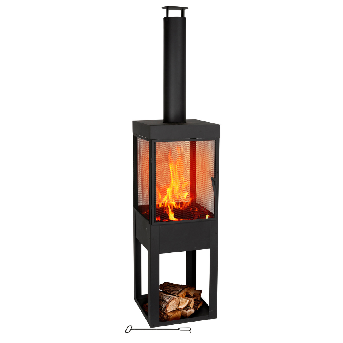 Fire Basket 48,4X44,4X192,8 Cm